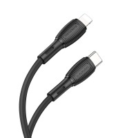 USB kabelis Borofone BX86 Advantage PD Type-C to Lightning 1.0m black 